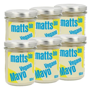 Vegane Mayo 6 x 160 ml Etikett