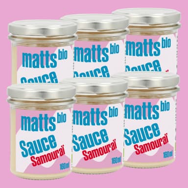 Sauce Samouraï 6 x 160ml étiquette