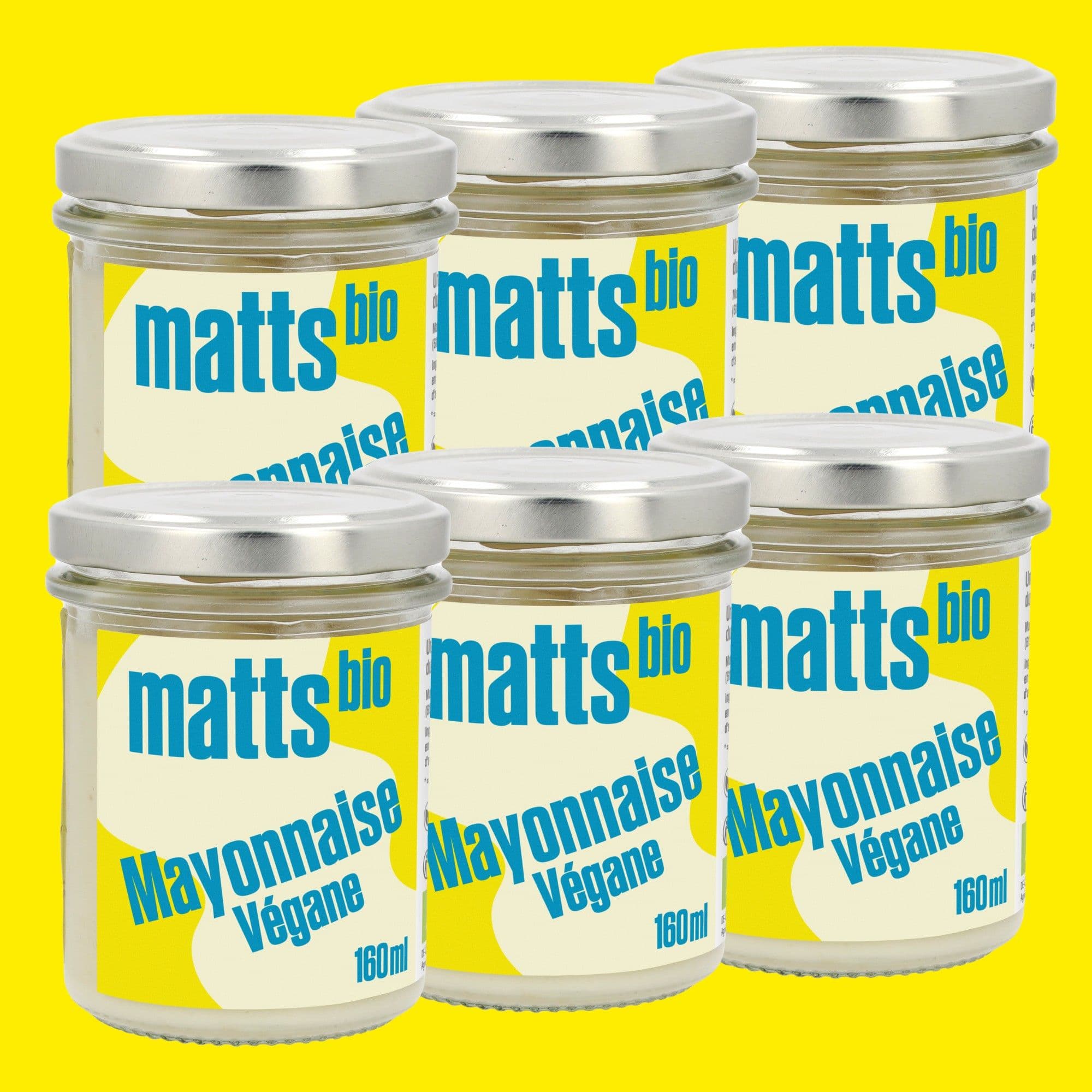 Mayonnaise végane 6 x 160 ml Etikett